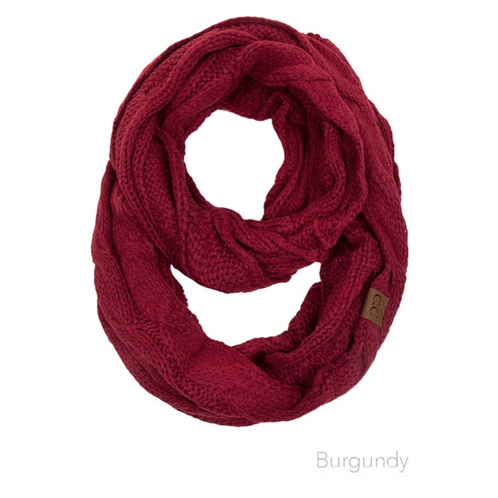 CC Knit Infinity Scarf - Picture 5 of 5